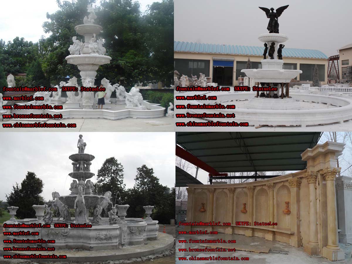 marble outdoor fountains,marble sculpture fountains,cast stone fountains